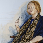 Fine art graduate Nick Lord unveils painting of Booker Prize-winning author Hilary Mantel in British Library following Sky Arts Portrait Artist of the Year win