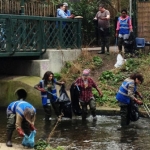 Hogsmill River gets a spring clean
