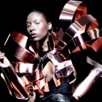 Mirrored metal makes for eye-catching collection at Graduate Fashion Week