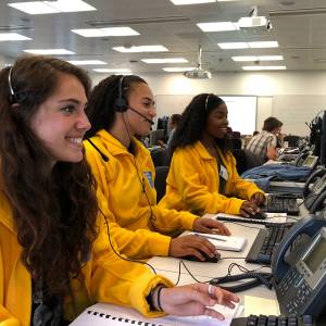 Clearing hotline phones buzzing as A-level results students jostle for a course place at Kingston University