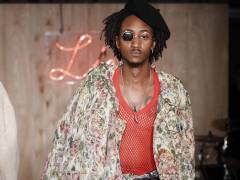 Kingston University designer Leyman Lahcine draws inspiration from Nobel Peace Prize winners in latest catwalk collection