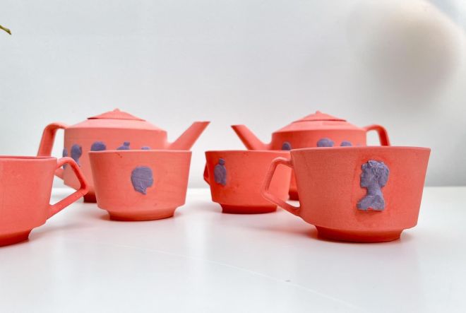 Storybox Collective member and Kingston School of Art graduate Leo Russo created A Tea Set for Glyndebourne.