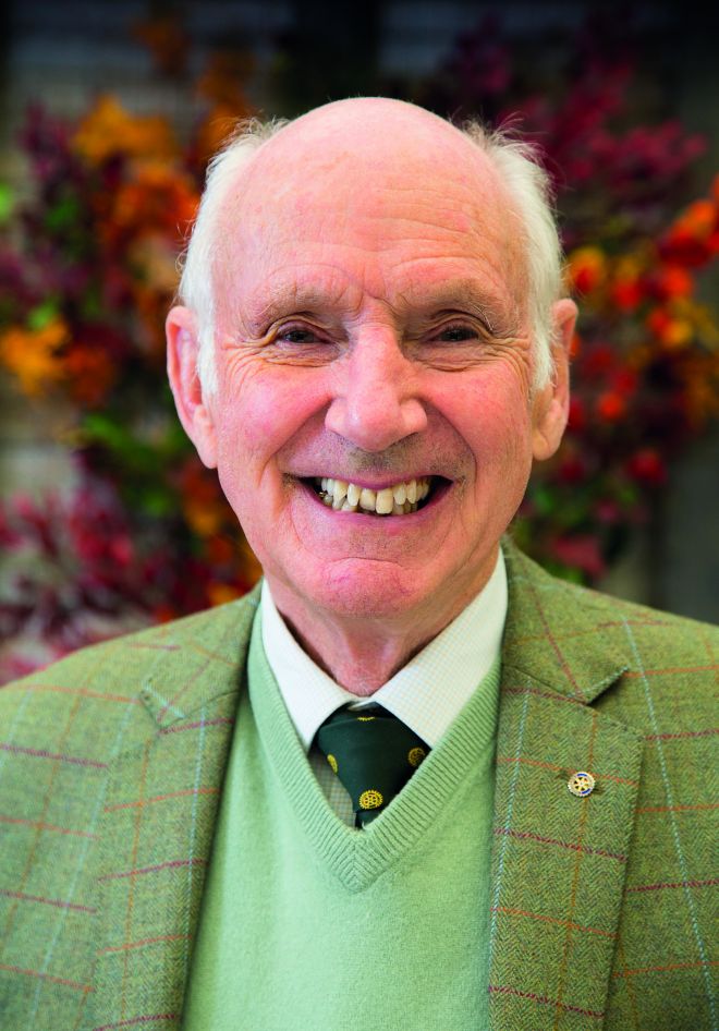 Colin Squire was recognised for his extensive horticultural expertise and his tireless charity work