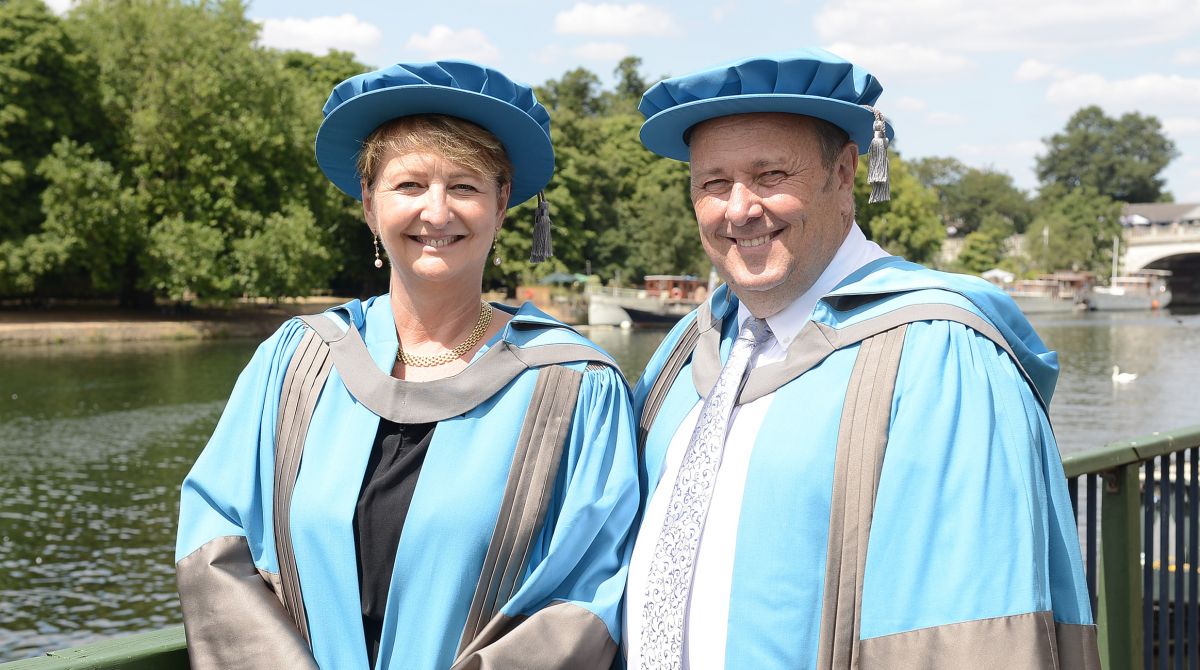 Founders of data science firm behind Tesco Clubcard Edwina Dunn and Clive Humby awarded honorary degrees by Kingston University