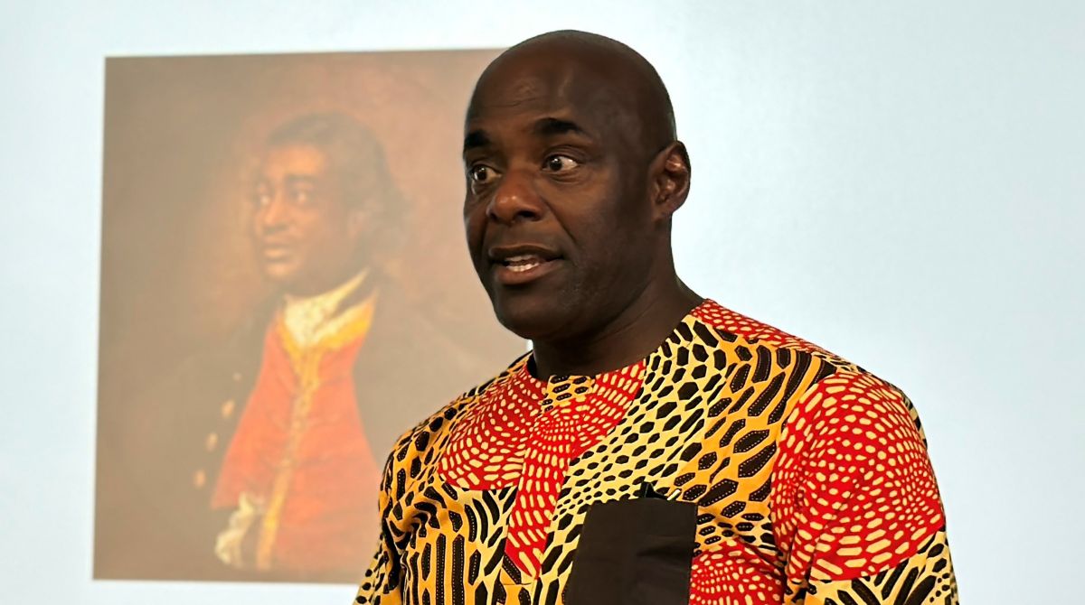 Actor Paterson Joseph shares inspirations for novel uncovering story of 18th century Black Briton Charles Ignatius Sancho at Kingston University symposium