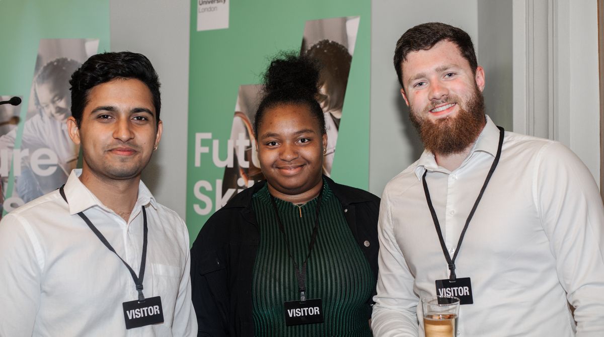 Students mingle with politicians at House of Commons launch of Kingston University's Future Skills report