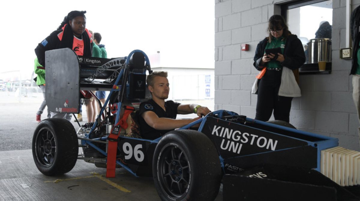 Kingston University student impresses Formula One engine manufacturer Mercedes HPP at Silverstone competition