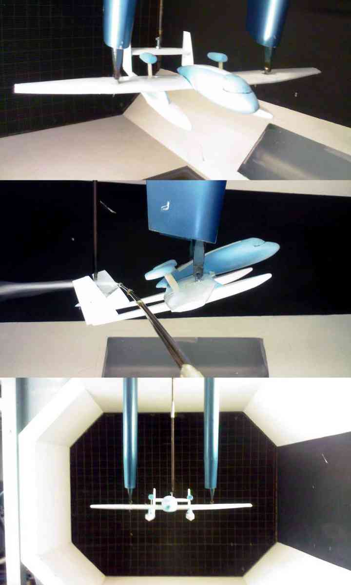 Wind tunnel testing - 1:50 Scale model of the design for wind tunnel testing aerodynamics