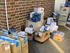 Kingston University donates supplies of personal protective equipment (PPE) for use by front-line NHS teams across borough during coronavirus outbreak