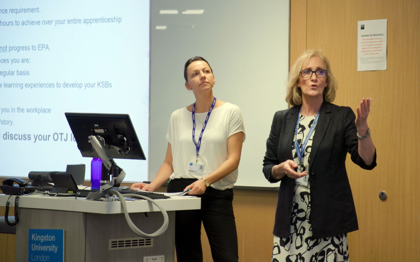 Participants receive dedicated teaching from Kingston Business School academics, while also gaining hands-on training working in-store at a Lidl branch.