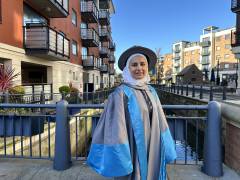 Syrian academic graduates with PhD from Kingston University after fleeing war-torn country  