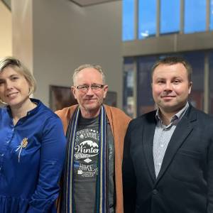  Ukrainian academics visit Kingston University to share experiences during war as part of Lviv State University of Life Safety partnership