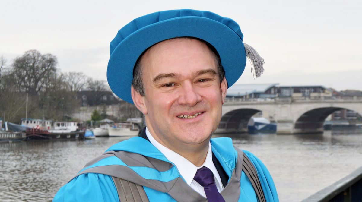 Former Secretary of State for Energy and Climate Change Sir Ed Davey named Honorary Doctor of Science by Kingston University