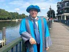 International entrepreneur and Kingston University alumnus Vince Tallent awarded an honorary doctorate