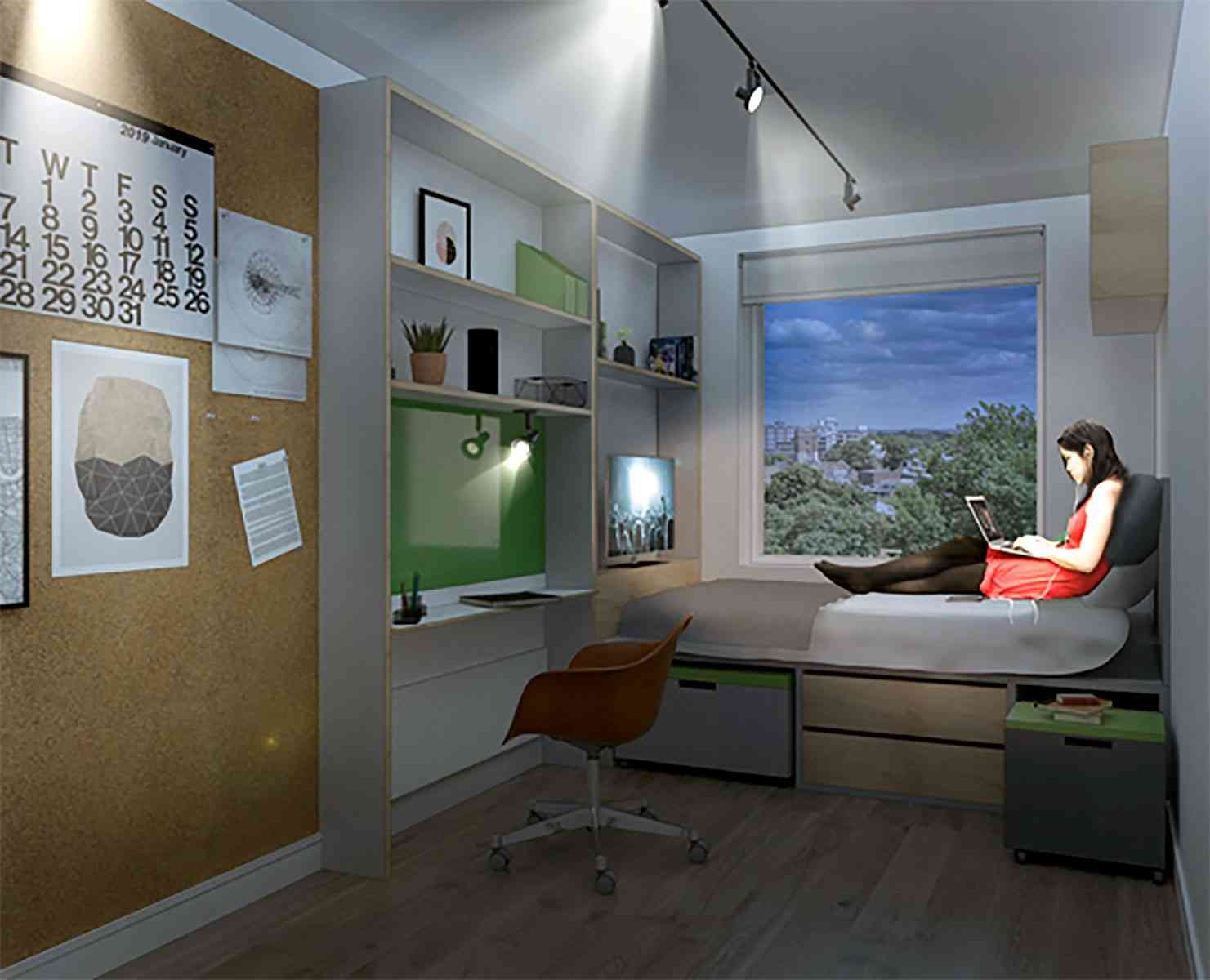 Proposed bedroom: Walkden