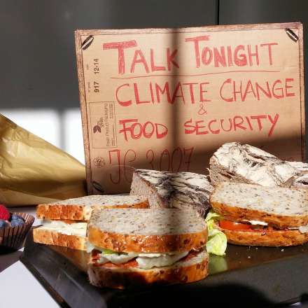 Talk tonight: climate change and food security