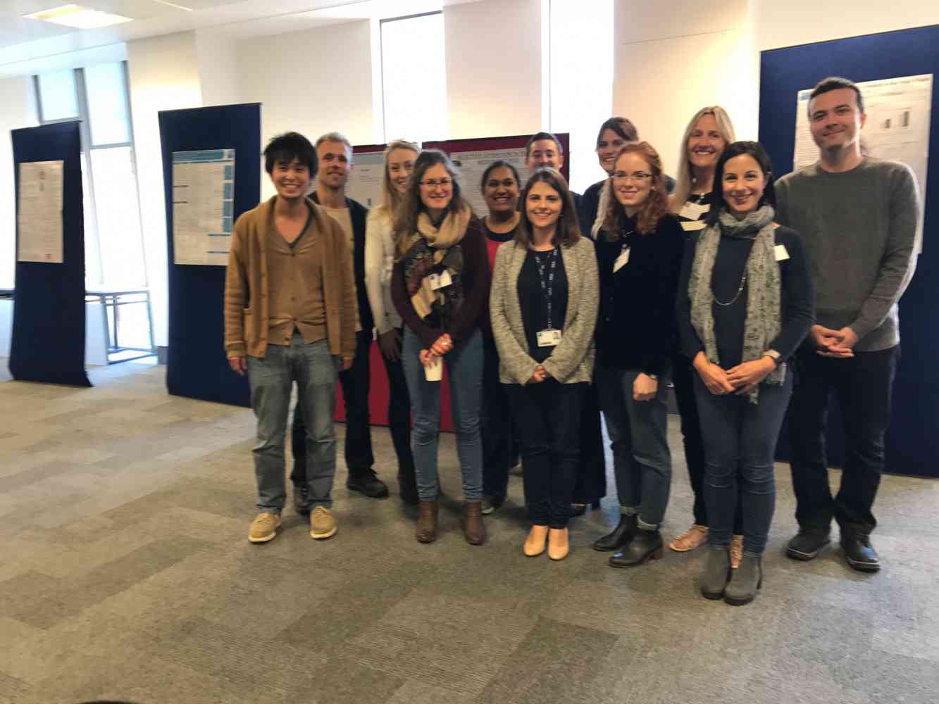 Postgraduate Research Poster Event - Annual event where postgraduate students present their research as part of the dissertation module. Wearing jeans for genes day to raise awareness of genetic disorders