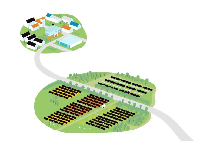 Barbara San Roman proposed a systemic solution to the problem of demand for land, called Rayse, incorporates agriculture and solar energy production within the same plot of land.