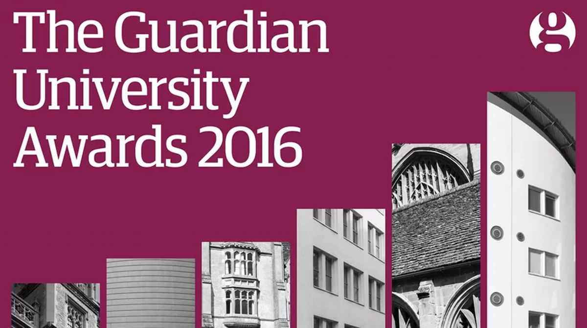 Kingston University scores success for third year running at Guardian newspaper's 2016 Awards 