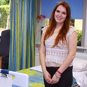 Call to Kingston University's Clearing hotline proves perfect cure for student nurse