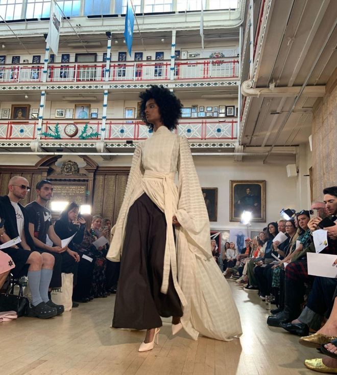 Fashion BA (Hons) students showcased their designs at London Scottish House's Drill Hall