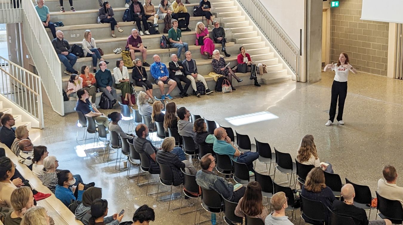 Big Read author Professor Hannah Fry speaks to staff and students at Kingston University