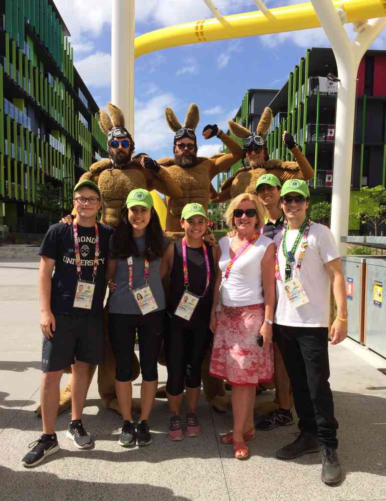 Commonwealth Games, Athlete Village - My research team