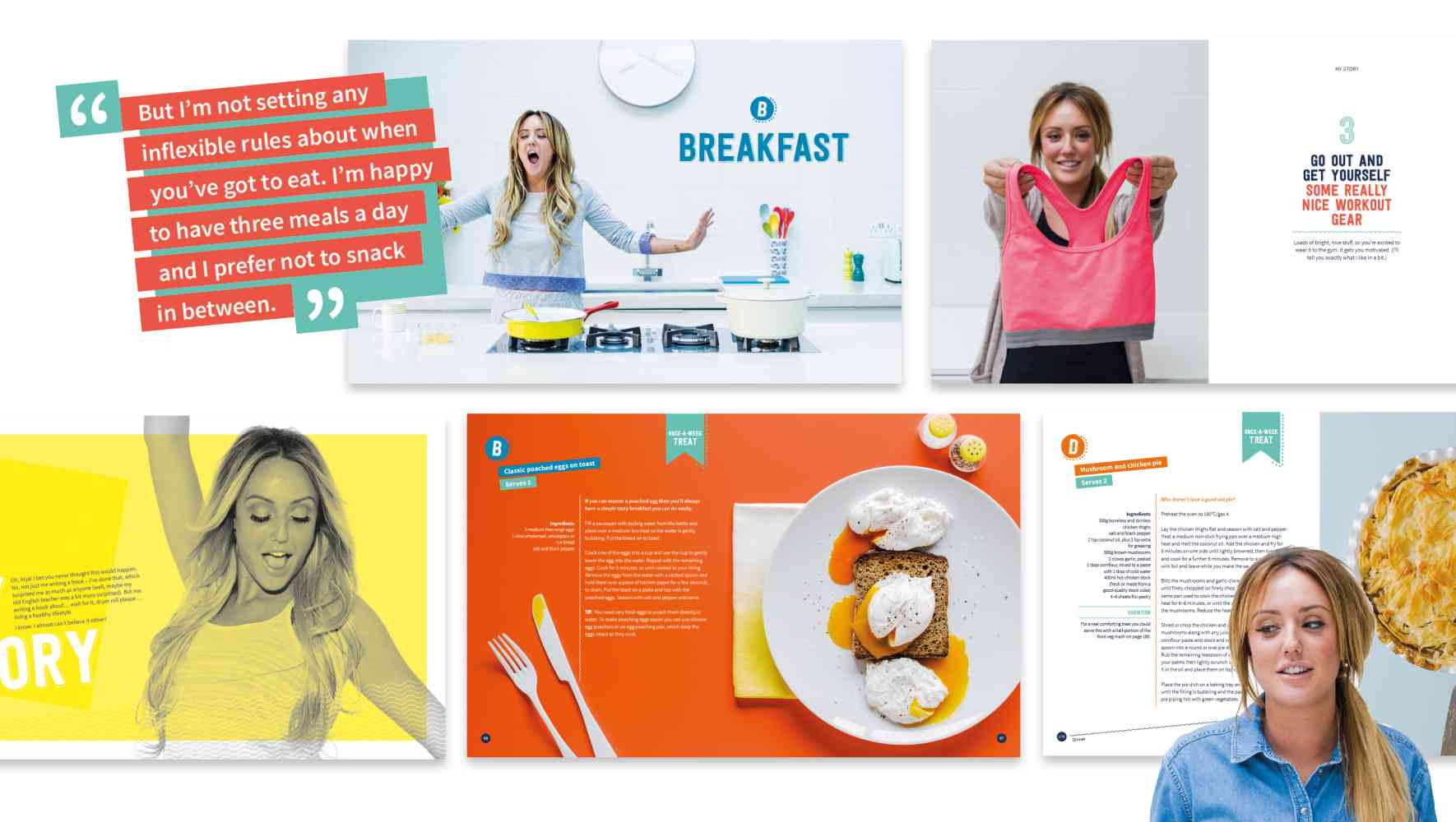 Charlotte Crosby: Live fast, Lose Weight - photoshoot art direction • layout design