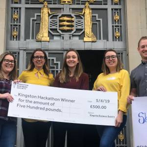 Students deliver creative ideas to boost borough's economy in Kingston Business Society and Kingston Chamber of Commerce hackathon 
