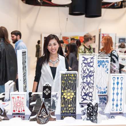 MA art and design student exhibits her work