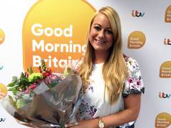 Kingston University-trained midwife receives award from ITV's Good Morning Britain for work helping bereaved families 