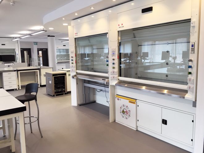The new, ultra-modern laboratories boast the latest equipment to help students thrive