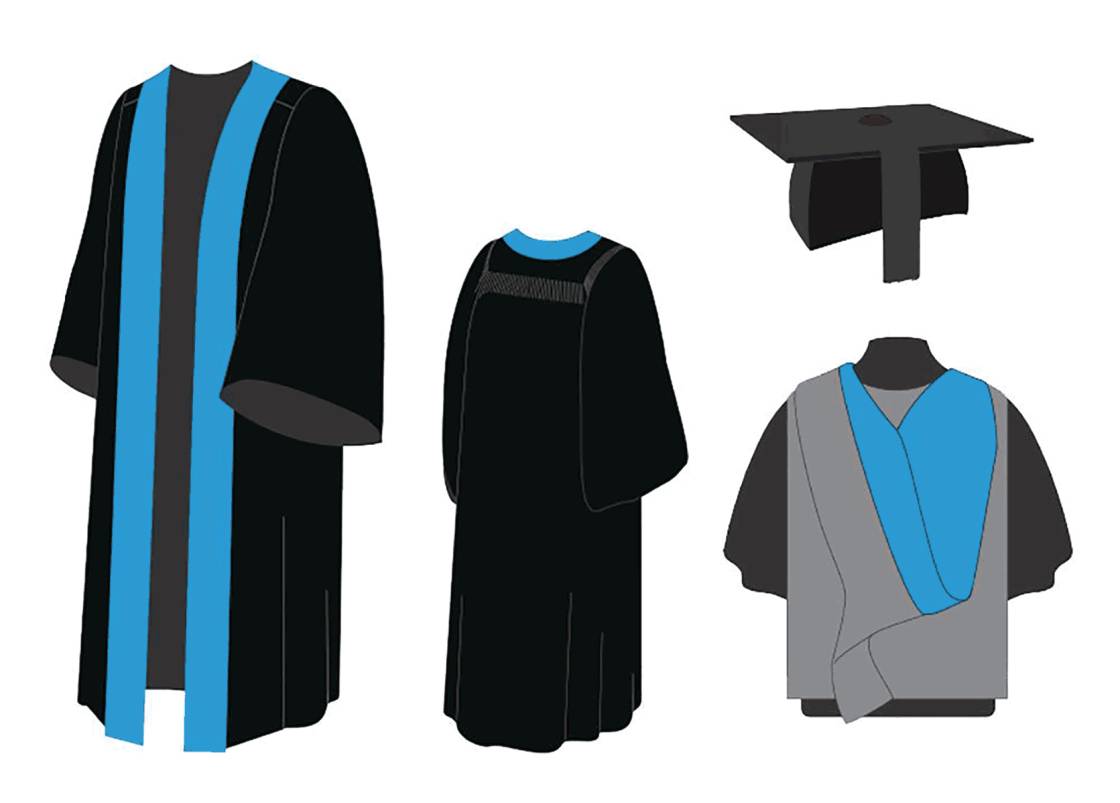 Custom Doctoral Gown, Hood, Tam - California State University, Long Be – Graduation  Attire