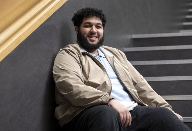 Computer science student Abdurrahman Alsharef said his Explore module had brought to life how Future Skills could be applied in a business setting.