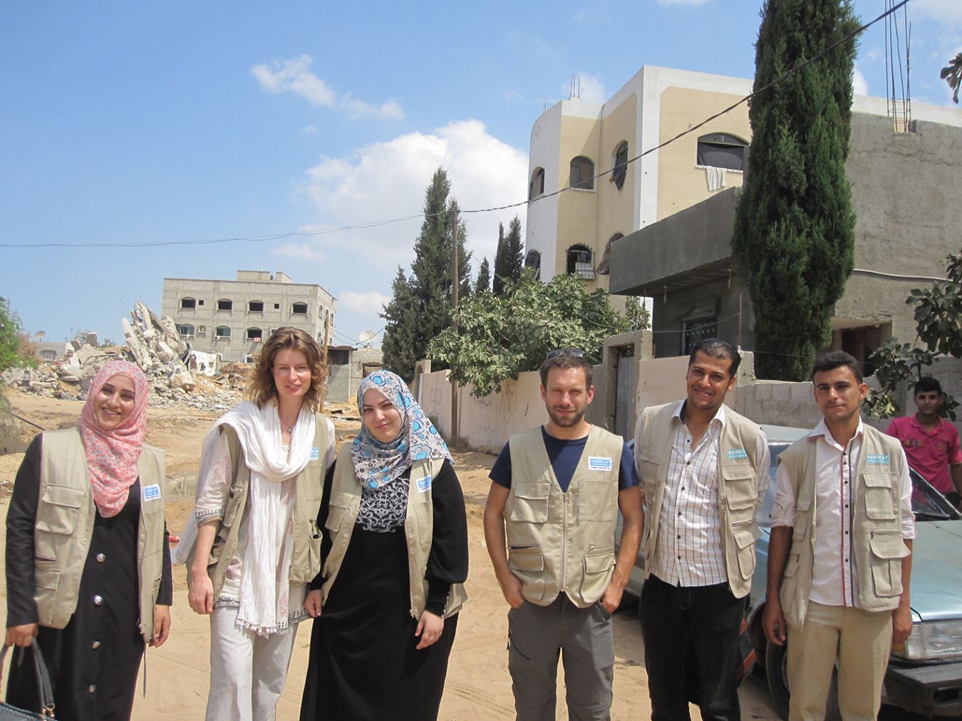 Mary Jane Cole shared her specialist expertise with a number of rehabilitation teams based in Gaza. 
