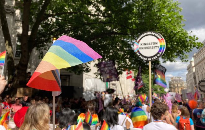 Kingston University at Pride in London 2022