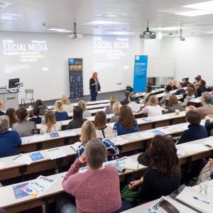 Alumni, students and staff 'Upgrade' their social media skills at the final masterclass of this year's series