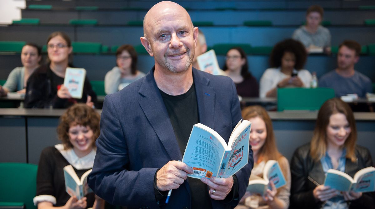 About a Boy author Nick Hornby steps into the literary limelight as part of Kingston University's Big Read project