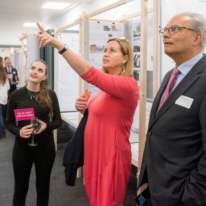 Civic reception shines spotlight on Kingston University's contribution to the local community and showcases array of art and design talent