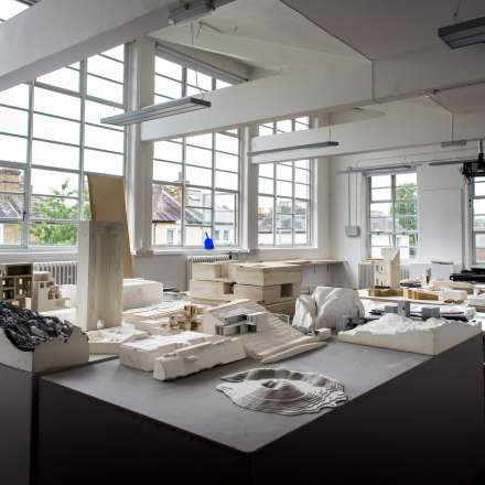 Architectural models on display