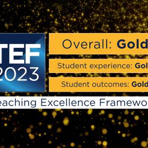 Kingston University awarded TEF Gold rating, recognising both high quality teaching and outstanding student experience and outcomes 