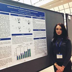Kingston University psychology student presents at international conferences after being first undergraduate to win prestigious scholarship