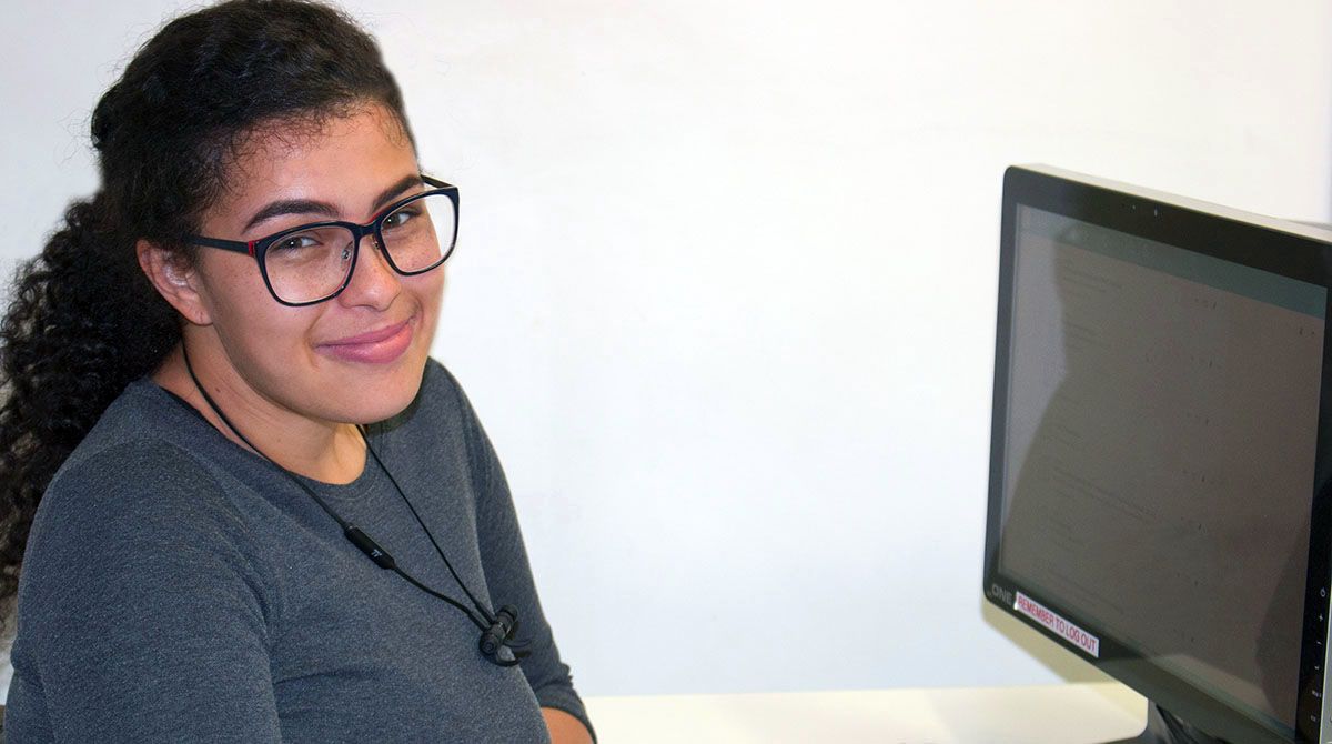 Clearing helps Kingston University computer science student crack the code to turn her hobby in to a career