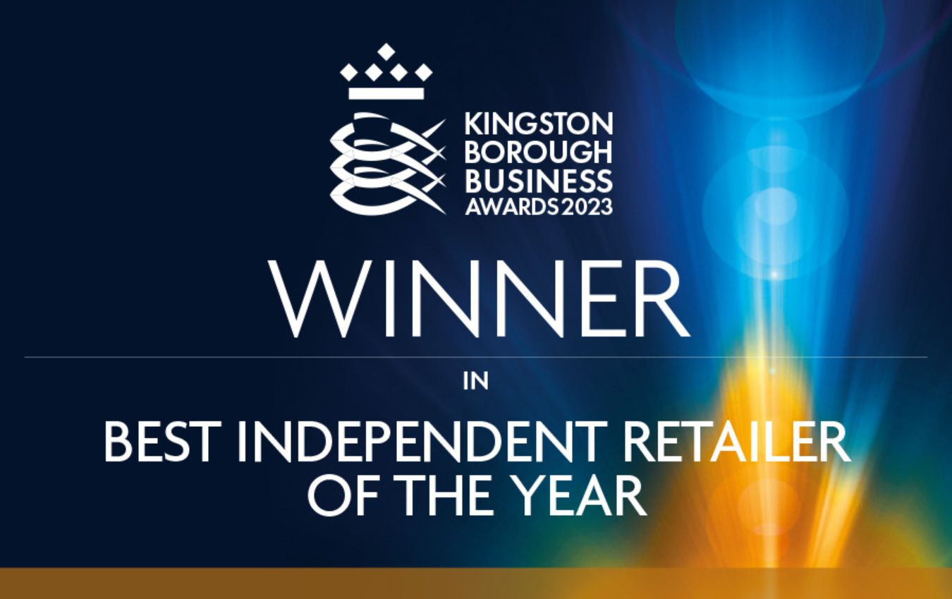 Not My Beautiful House named Best Independent Retailer at the Kingston Borough Business Awards.