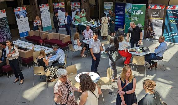 Businesses from range of sectors join staff and students at Kingston University for Future of Work Summit