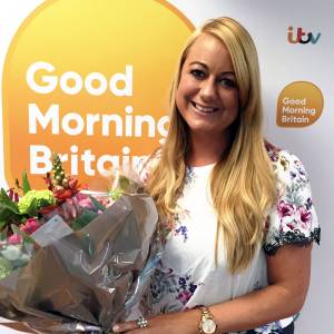 Kingston University-trained midwife receives award from ITV's Good Morning Britain for work helping bereaved families 