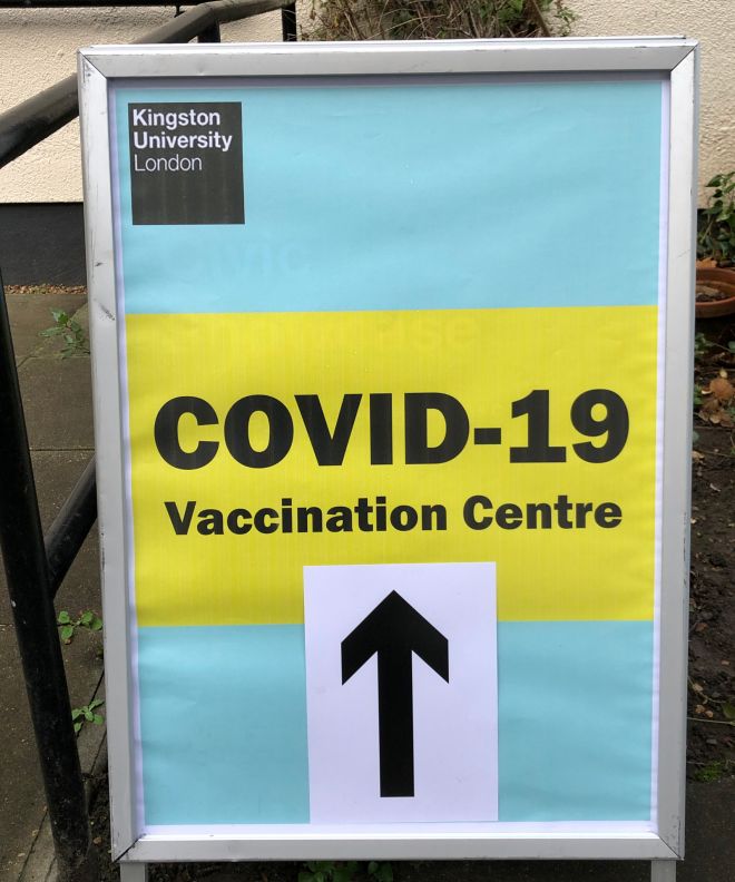 Kingston University has teamed up with local GPs and medical centres to host the Covid-19 vaccines in its Health Centre. 