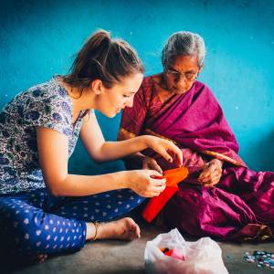 Kingston University student volunteers tackle child poverty in India in project sponsored by Lebara Foundation 