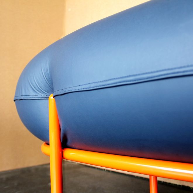 Product and furniture design student Sofia Matheou’s Inflate project uses inner tubes from sustainable sources. 