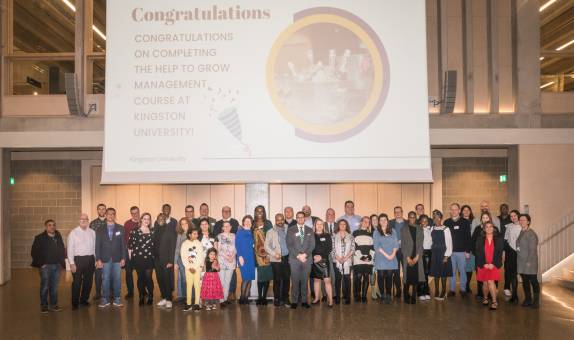Kingston University's Help to Grow Management Programme celebrates supporting development of 300 businesses 